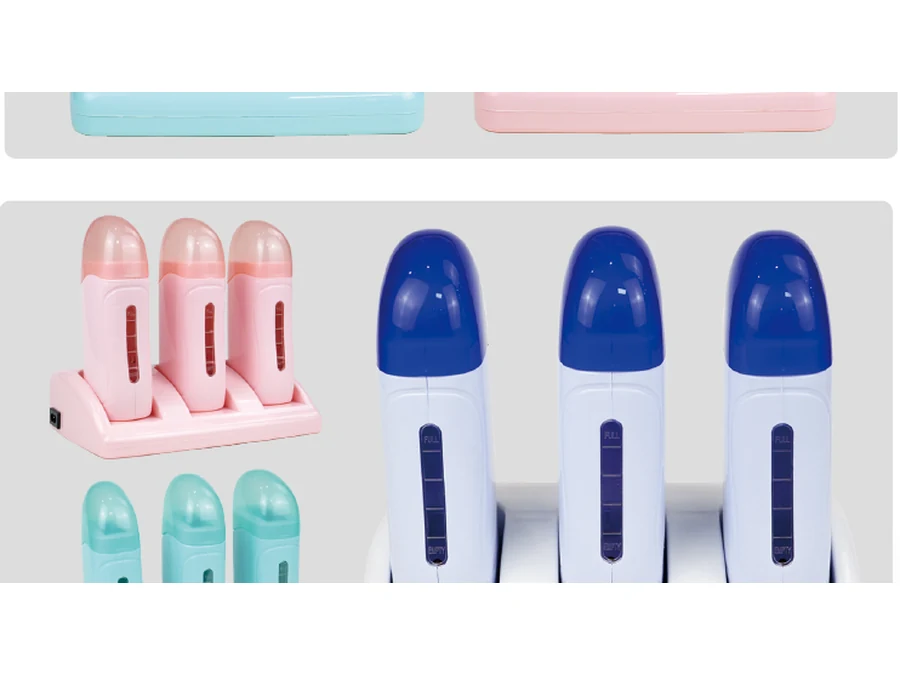 Triple Roll-On Wax Heater Station